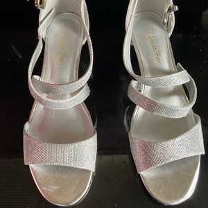 Silver Sandals (brand new/never worn)